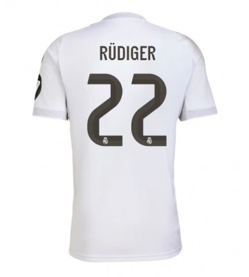 Real Madrid Antonio Rudiger #22 Replika Hjemmebanetrøje 2025-26 Kortærmet
